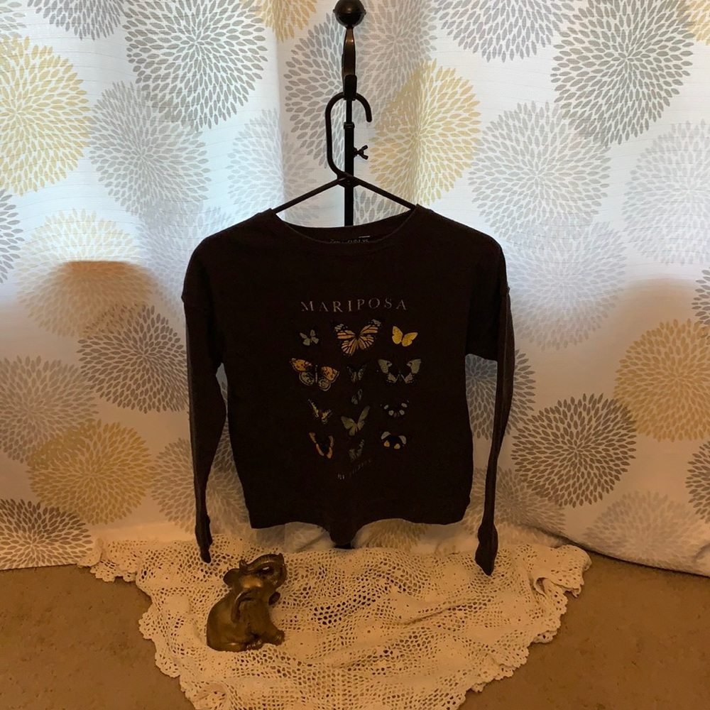 XS Butterfly Crew neck